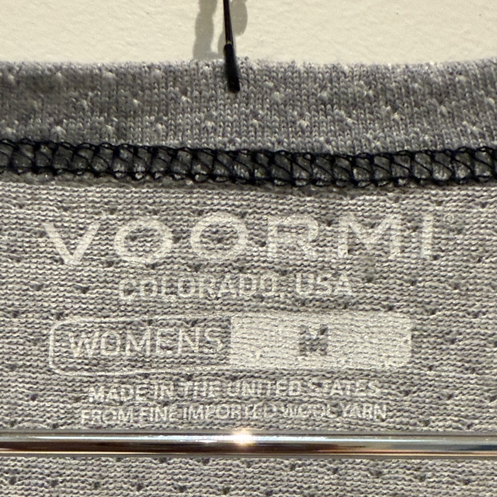NEW NWT VOORMI Colorado Gray Women's Tank Top Wool M Ultralight - Picture 2 of 6